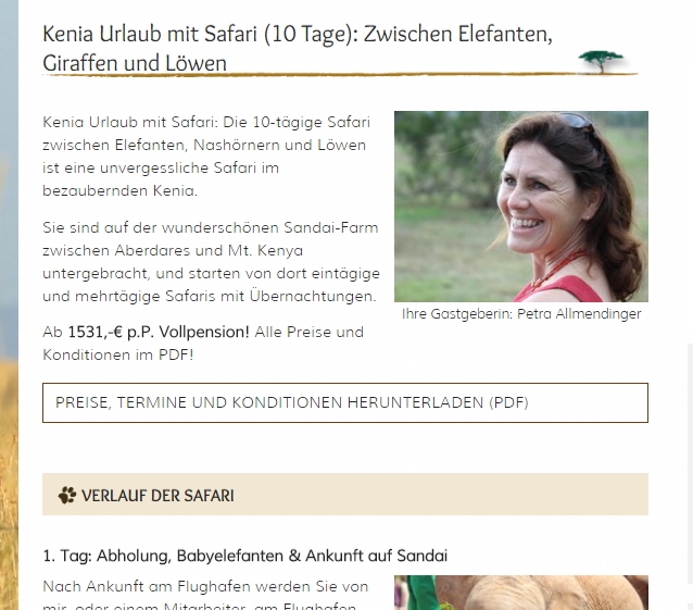PDF Safari Angebote