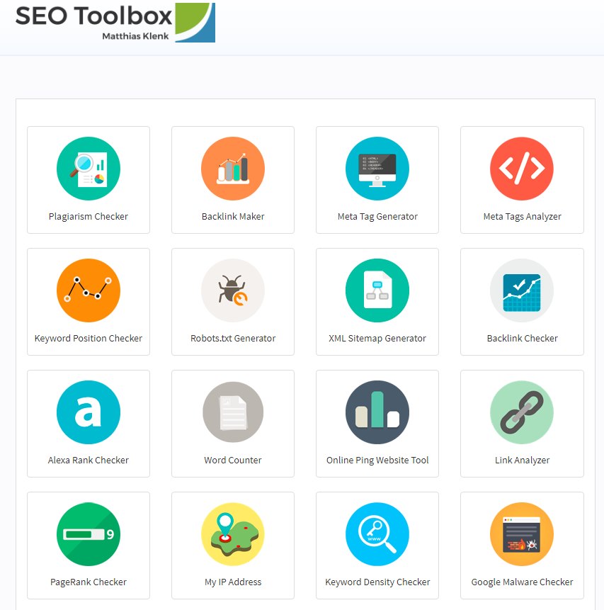 Kostenlose SEO Tools Kostenlose SEO Tools