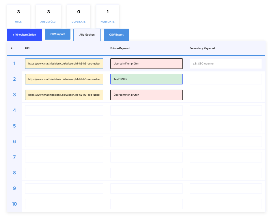 Keyword-Mapping Generator Tool
