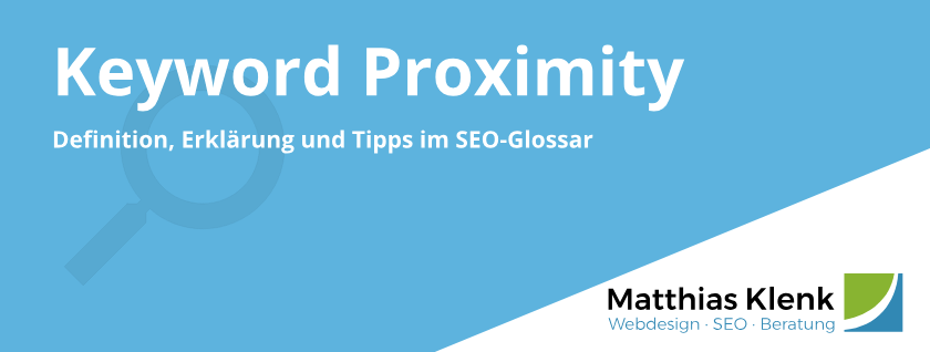 Keyword Proximity