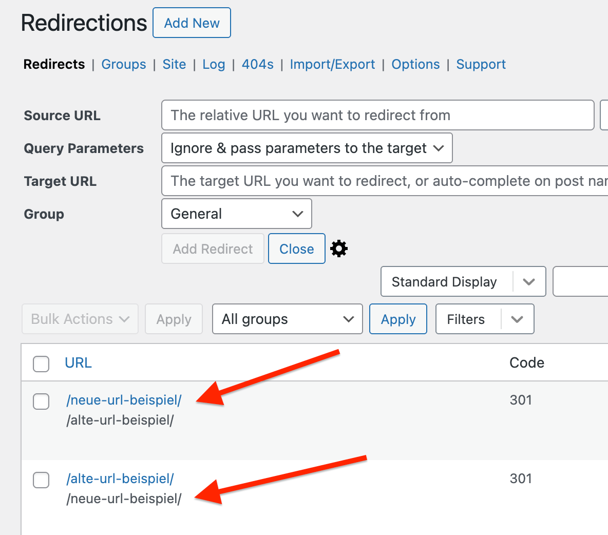 Beispiel: ERR_TOO_MANY_REDIRECTS bzw. Redirect Loop / Endlosschleife Beispiel: ERR_TOO_MANY_REDIRECTS bzw. Redirect Loop / Endlosschleife