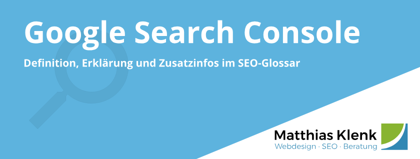 Google Search Console GSC - Webmaster Tools WMT