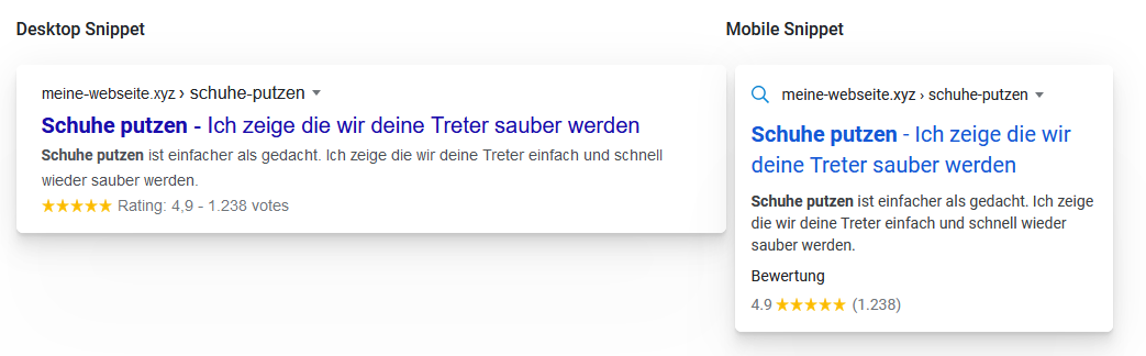 SEO selber machen - Beispiel 