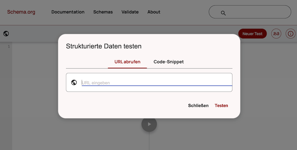 Schema.org - Strukturierte Daten online testen