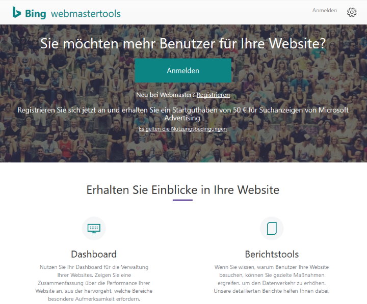 SEO Tools - Bing Webmaster Tool